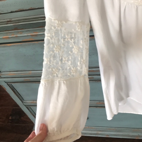 EUC Painted Threads boho peasant blouse - Picture 4 of 5